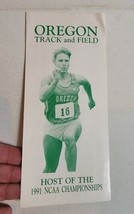 Vintage Oregon Ducks Track and Field Program Schedule Ticket Order Form 1990s - £7.16 GBP