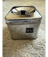 Vintage Silver Coffee Canister Retro - $473.21 MXN