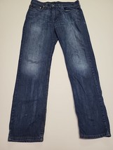 Levis 514 Mens Fit 32x31 (Tag 32x32) Dark Wash Straight Fit Jeans Dark Wash - £12.51 GBP