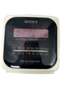 Vintage Sony Dream Machine ICF-C121 FM/AM Digital Clock Radio Cube White... - €11,81 EUR