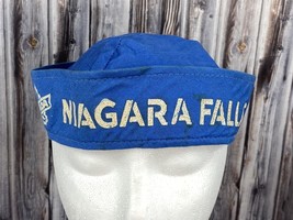 Youth Blue Niagara Falls Canada Sailor Hat Cap - Medium - RARE! - £23.14 GBP