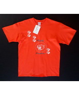 NEW Men&#39;s T-Shirt L Large Rugby Panthers Orange-Red Color NWT - £14.08 GBP