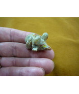 (Y-MOU-10) little MOUSE gray carving gem FIGURINE SOAPSTONE PERU pet MICE - €7,48 EUR