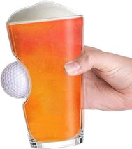 Creative Golf Ball Beer Glass 460ml  Novelty Stuck in Glass Pint, Rea... - $1,829.98 MXN
