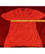 Banana Republic Women&#39;s Top Blouse Coral Ruffle Size: Medium  55% SILK~ ... - €10,61 EUR