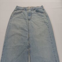 Universal Thread RN#17730 Women's Blue Front Slit Maxi Light Denim Skirt Size 2 image 14