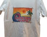 Catch the Fitness Wave event t-shirt M vintage Forsyth county NC palm tr... - $7.27
