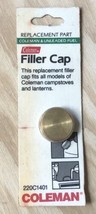 Vintage Coleman Filler Cap Brass Replacement 220C1401 CampStove Lantern NOS - £7.90 GBP