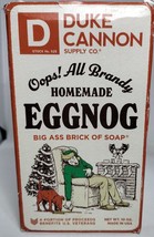 Duke Cannon Supply Co. Oops All Brandy Eggnog Big Brick Of Soap 10oz. Bar - £9.11 GBP