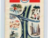 Enco Map of Eastern United States Happy Motoring 1968 - $11.88