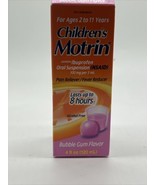 Motrin Childrens Ibuprofen Oral Suspension Bubble Gum Flavor 4 oz 1/27 - $7.23 CAD