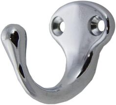 COLLINETS Industries 1.5 Inch Premium Polished Chrome Coat Hook - Wall M... - $25.24