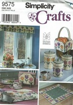 Simplicity Sewing Pattern 9575 Floral Crafts Butterfly Designer - $7.14