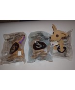 Vintage lot of 3 Taco Bell Talking Chihuahua Toys (2 sealed, 1 open) - $15.83