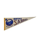 Vintage Buffalo Sabres Full Size Felt Pennant NHL 1970’s 1980’s - £23.37 GBP