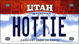 Hottie Utah Novelty Mini Metal License Plate Tag - £11.71 GBP
