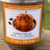 Ashland Scented Candle Pumpkin Pancake Scent  Single Wick Large Jar 17 o... - $12.47