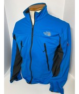 The North Face Summit Series Full Zip Blue Softshell Jacket Mens Size Me... - $51.48 CAD
