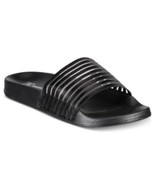 MSRP $30 I.n.c. Metallic Mesh Stripe Slides Black Size Small - $17.41 CAD