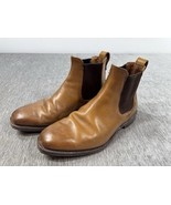 Allen Edmonds Liverpool Leather Chelsea Boots Mens 9E Walnut Brown Pull ... - $1,826.99 MXN
