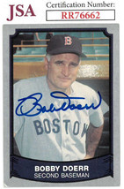Bobby Doerr signed 1989 Pacific Baseball Legends Card #150- JSA #RR76662... - £19.61 GBP