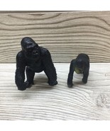 MALE GORILLA Silverback Adult Ape Animal Figure With Young Cake Topper N... - €6,73 EUR