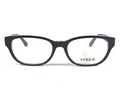 Vogue VO2747 2002 Eyeglasses Frames Purple Clear Cat Eye Round 52-17-140 - £29.41 GBP