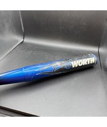 Worth Quad 33&quot; Fastpitch Softball Bat 24 Oz QOCFP2 Blue 2 1/4&quot; Barrel -9... - €17,10 EUR