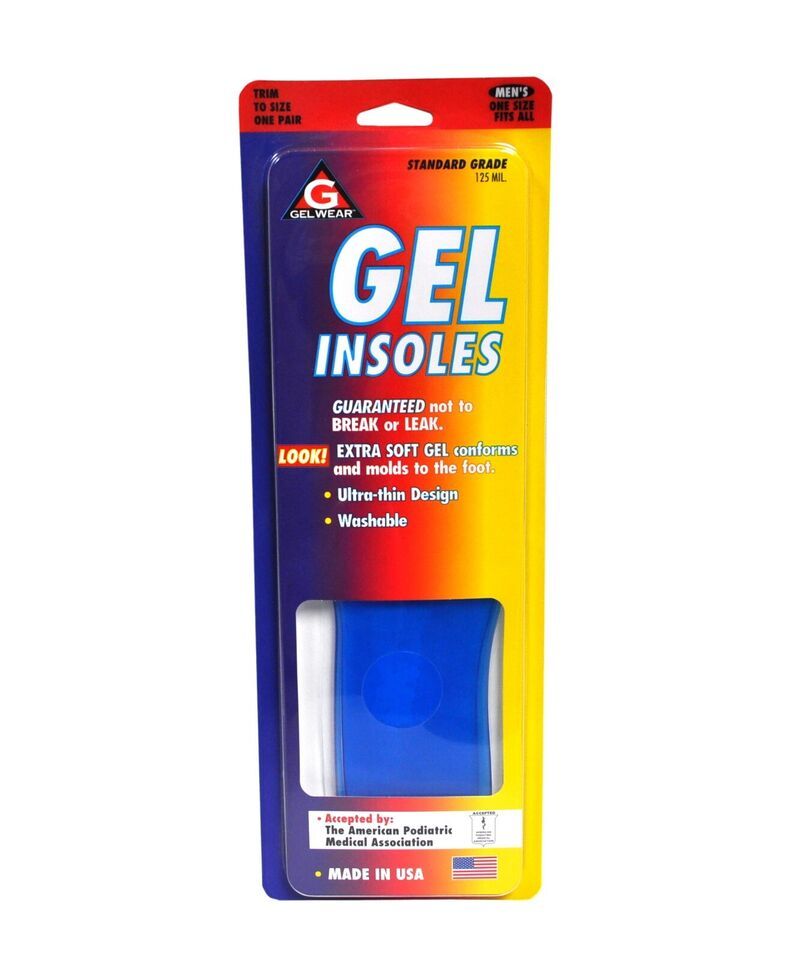 Gel Ware Trim To Size Mens Gel Insoles - $4.95