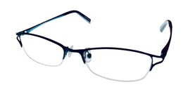 Jones New York Mens Ophthalmic Rimless Metal Rectangle Eyewear, J129 Teal. 48mm - £28.76 GBP