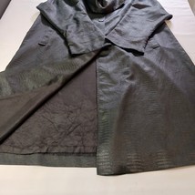 Sue Brett Women's Black Button Removable Hoodie Jacket Chest Sz 58" Made In USA image 10