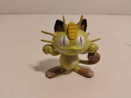 Pokemon Meowth Takara Tomy Toy Original Gen 1 Vintage 2&quot; Figure - £11.42 GBP