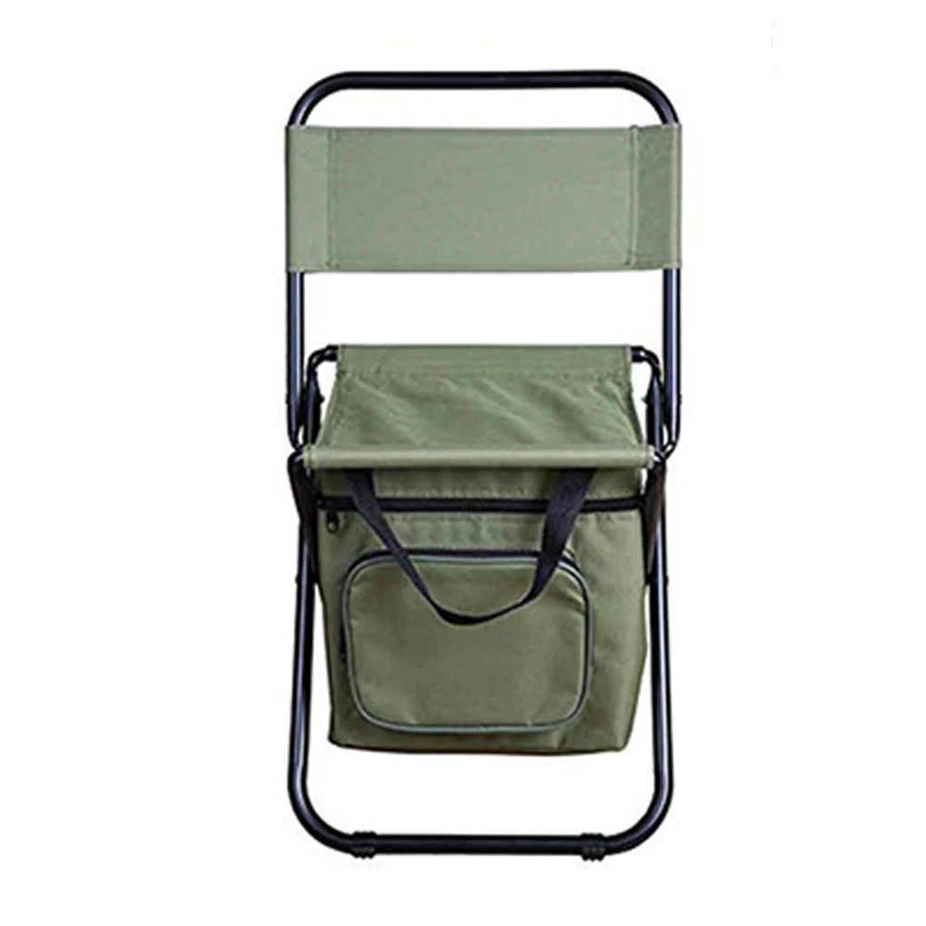 Foldable Camping Chair Picnic Fishing Traveling Backpacking Climbing High Back - £44.79 GBP+