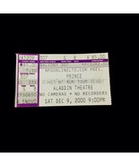 PRINCE R&amp;B POP ICON TICKET STUB 12/09/00 HIT N RUN TOUR ALADDIN THEATRE ... - £148.54 GBP