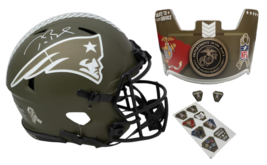 Tom Brady Autographed Patriots STS Marine Ed. Speed Authentic Helmet Fanatics - £2,576.98 GBP