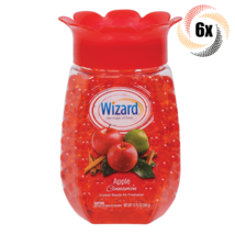 6x Jars Wizard Apple Cinnamon Scent Air Freshener Crystal Beads | 12oz - £22.37 GBP