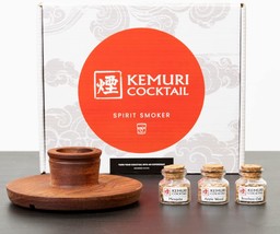 Kemuri Cocktail Smoker Kit | Smoked Old Fashioned Kit Bundled with Bourbon Oak, - £35.96 GBP