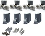 Eight Pieces Of Double Shower Door Rollers, Hooks, And Wheels (Model: 10... - $15.94