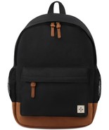 Sun + Stone Men&#39;s Riley Solid Backpack in Black-11-1/2&quot; W x 16&quot; H x 5-1/... - $21.99