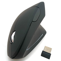 Wireless Vertical Mouse Laptop Optical Mice Ergonomic Natural Position 1... - £16.99 GBP