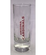 Arizona Cardinals NFL Cordial Shot Glass 2 Oz 4&quot; Tall -- 1.5&quot; Dia - £3.98 GBP