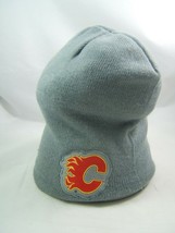 Calgary Flames NHL Hockey Coors Winter Hat Gray Toque Beanie Stocking Cap - $15.06