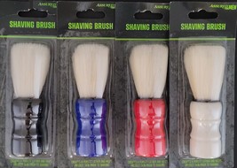 Shaving Brush Brushes for men 1.2”Dx3.8”H 1/Pk, Select Color - £2.74 GBP
