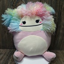SQUISHMALLOWS Caparinne Bigfoot  8" Pink Rainbow Mane Yeti Plush 5 Below Fantasy - $14.84