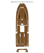 2005 Contender 31 Swim Platform Cockpit Pad Boat EVA Faux Teak Deck Floo... - $2,999.00