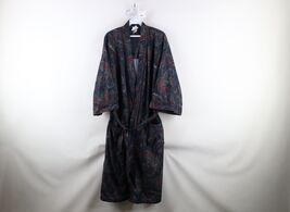 Vintage 90s Streetwear Mens OSFA Rainbow Paisley Soft Cloth Belted Bath ... - $1,008.92 MXN