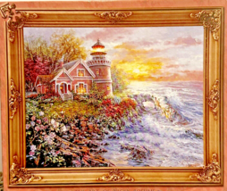 The Art Of Nicky Boehme &quot;Seafarer&#39;s Vigilant Sentry &quot; 1000 Piece 25&quot;x18&quot;... - £18.67 GBP