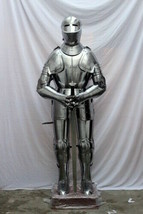 Medievale Knight Indossabili Suit Di Armor Crusader Metallo Indossabili Armor - £738.64 GBP