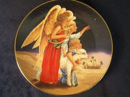 The Christmas Star Collector Plate Lynn Bywaters Renaissance Angels #3 Lamb - £15.72 GBP