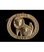 Vtg Hallmark Keepsake Ornament in Box 1994 Time for Peace Lion Christmas - £9.58 GBP